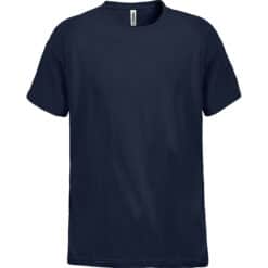 Tricou albastru închis bumbac și fără cusături laterale 1911 BSJ